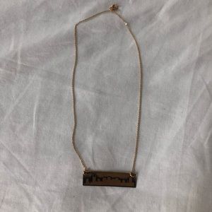 Nashville skyline necklace